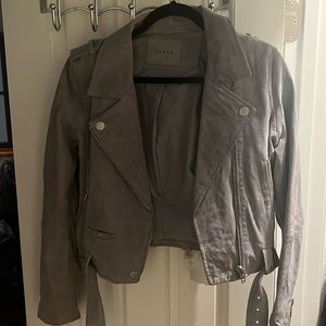 BLANKNYC suede moto jacket